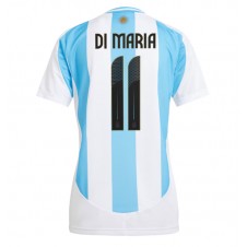 Argentina Angel Di Maria #11 Hemmatröja Dam Copa America 2024 Korta ärmar